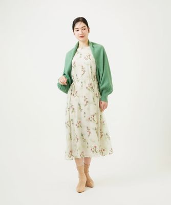 ドットフラワー刺繍ドレス | Sybilla (Women)/シビラ | 三越伊勢丹