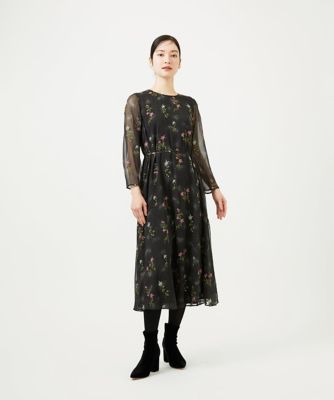 ドットフラワー刺繍ドレス | Sybilla (Women)/シビラ | 三越伊勢丹