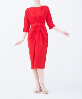 ＜Sybilla (Women)＞【ドラマ着用】【ｓｙｂｉｌｌａ　ｔｈｅ　ｄｒｅｓｓ】センタータックデザインドレス