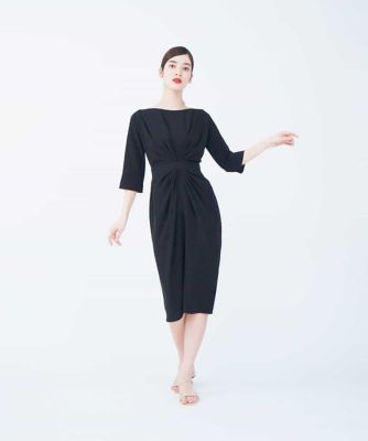 【ドラマ着用】【ｓｙｂｉｌｌａ　ｔｈｅ　ｄｒｅｓｓ】センタータックデザインドレス