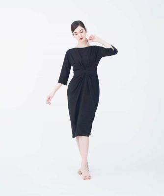 【ドラマ着用】【ｓｙｂｉｌｌａ　ｔｈｅ　ｄｒｅｓｓ】センタータックデザインドレス