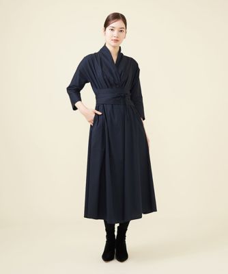 【ドラマ着用】ウエストベルトカシュクールドレス