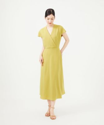 ＜Sybilla (Women)＞【ＳＭＡＲＴ　ＤＲＥＳＳ】Ｖネックドレス