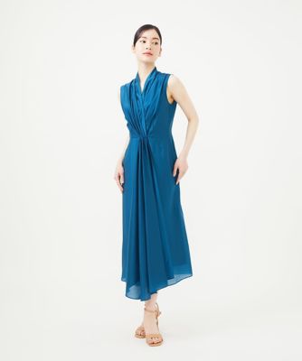 ＜Sybilla (Women)＞【ＳＭＡＲＴ　ＤＲＥＳＳ】フロントドレープドレス