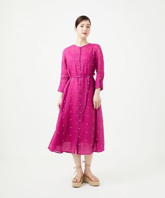 ＜Sybilla (Women)＞ダイヤ刺繍リネンドレス