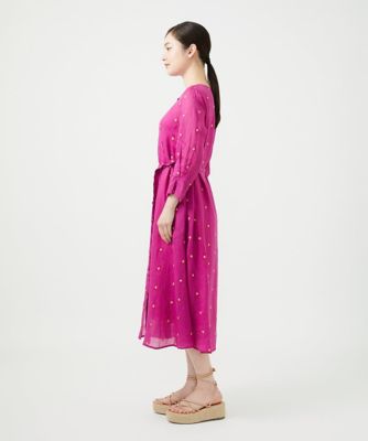 【完売品】シビラ　ダイヤ刺繍リネンドレス ダイヤ刺繍リネンドレス | Sybilla (Women)/シビラ | 三越伊勢丹