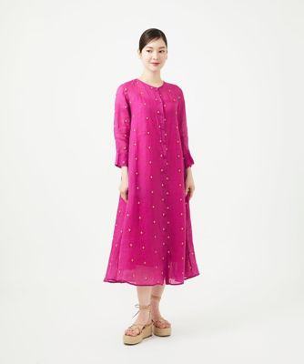 ダイヤ刺繍リネンドレス | Sybilla (Women)/シビラ | 三越伊勢丹