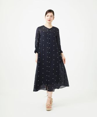 ダイヤ刺繍リネンドレス | Sybilla (Women)/シビラ | 三越伊勢丹