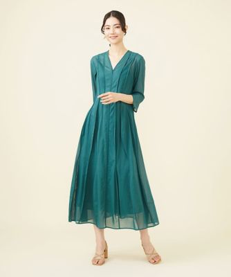 ＜Sybilla (Women)＞ボタニカルフォルムシアードレス