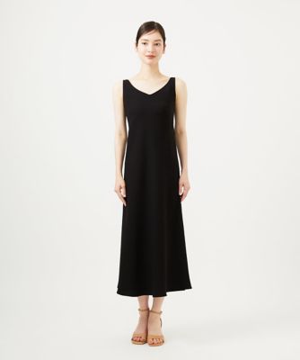 Ｖネックロングドレス