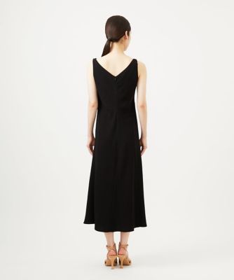 Ｖネックロングドレス