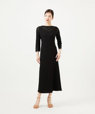 Ｖネックロングドレス