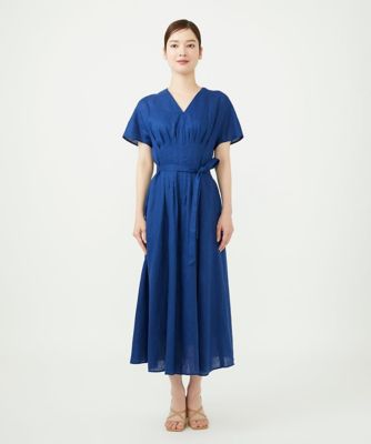 IRIE　極美品　Simple ロングボード HTS２７３cm　引取限定 平織りリネンタックデザインドレス | Sybilla (Women)/シビラ | 三越