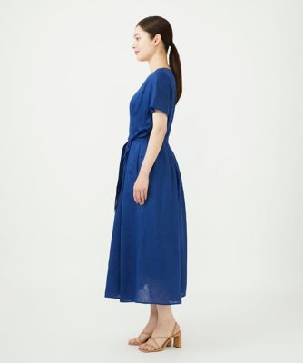 平織りリネンタックデザインドレス | Sybilla (Women)/シビラ | 三越