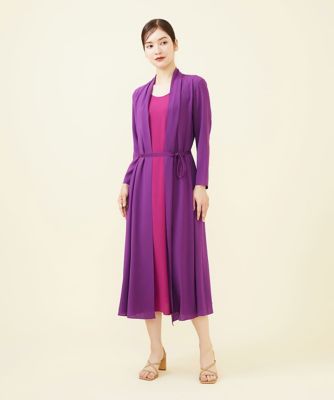 トロンプルイユバイカラードレス | Sybilla (Women)/シビラ