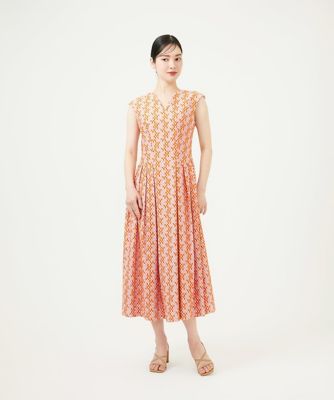 スクエアドット刺繍ドレス | Sybilla (Women)/シビラ | 三越伊勢丹