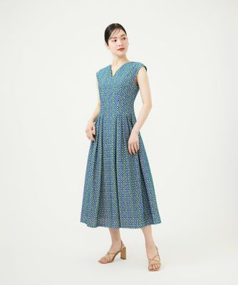 スクエアドット刺繍ドレス | Sybilla (Women)/シビラ | 三越伊勢丹