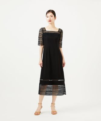 ケミカルレースドレス