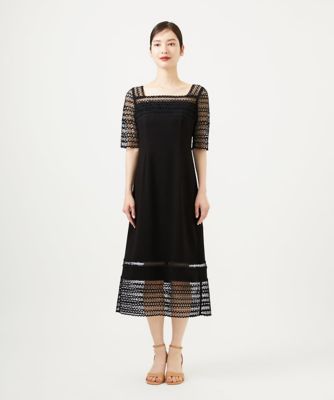 ケミカルレースドレス