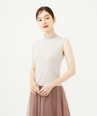 ＜Sybilla (Women)＞レースハイネックプルオーバー
