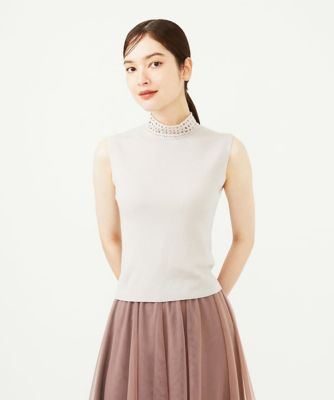 【未使用】 シベルサラル　SIBEL SARAL ワイドシルエット プルオーバー レースハイネックプルオーバー | Sybilla (Women)/シビラ | 三越