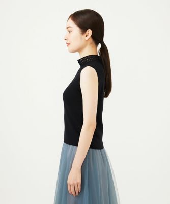 レースハイネックプルオーバー | Sybilla (Women)/シビラ | 三越