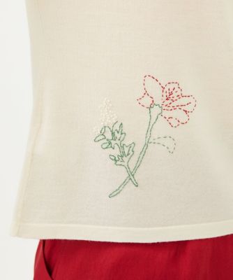 ステッチフラワー刺繍プルオーバー | Sybilla (Women)/シビラ