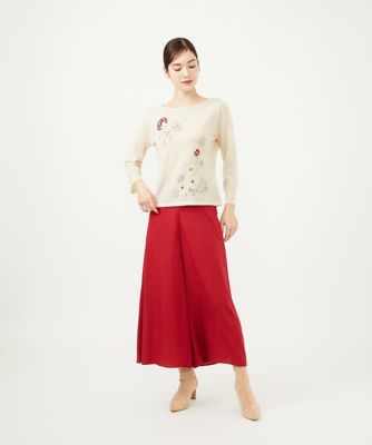 ステッチフラワー刺繍プルオーバー | Sybilla (Women)/シビラ | 三越