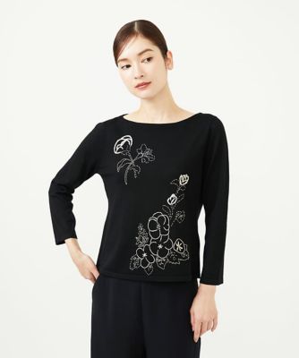 ステッチフラワー刺繍プルオーバー | Sybilla (Women)/シビラ