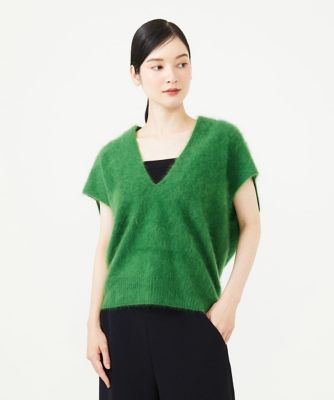 Vネックファーニット | Sybilla (Women)/シビラ | 三越伊勢丹