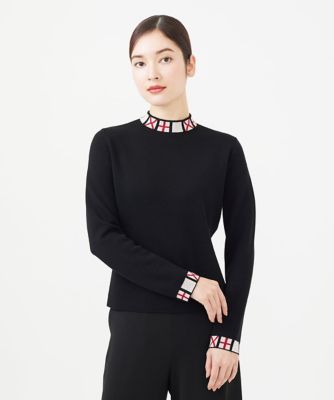 Sybilla (Women)/シビラ 【TILE】タイルモチーフハイネックプルオーバー