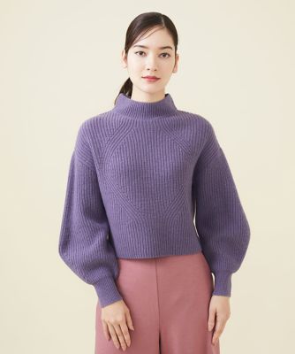 ドラマ着用】ウールカシミヤボトルネックプルオーバー | Sybilla