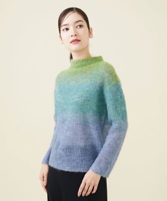 大人気新品 Sybilla (Women)/シビラグラデーションボーダープル