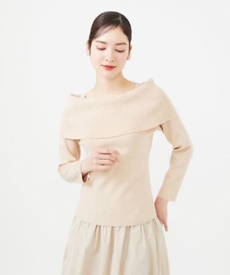 オフショルダープルオーバー