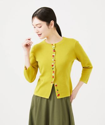 ＜Sybilla (Women)＞カラーボタンカーディガン
