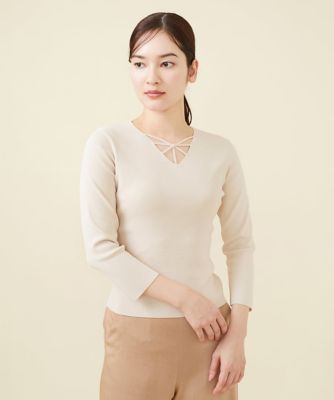 シビラ Sybilla カットソー サマーニット ループデザインプルオーバー ループデザインプルオーバー | Sybilla (Women)/シビラ | 三越