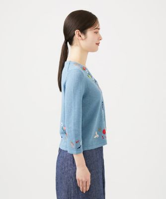 ビーズフラワー刺繍カーディガン | Sybilla (Women)/シビラ | 三越
