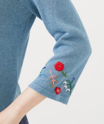 ビーズフラワー刺繍カーディガン | Sybilla (Women)/シビラ | 三越