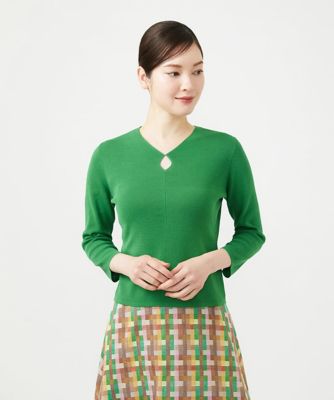 ＜Sybilla (Women)＞ダイヤキーホールニット