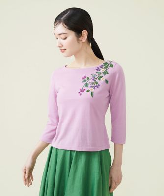 ＜Sybilla (Women)＞ローズヒップエンブロイダリープルオーバー