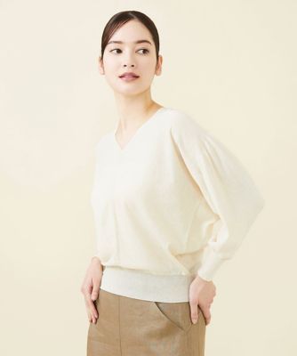 ＜Sybilla (Women)＞ギャザードルマンスリーブプルオーバー