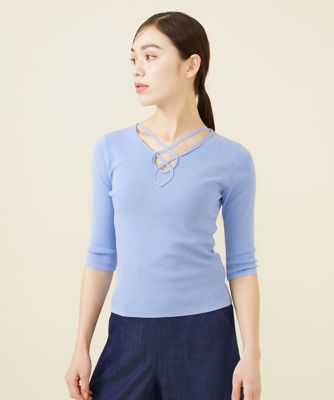 ＜Sybilla (Women)＞コットンナイロンループデザインプルオーバー
