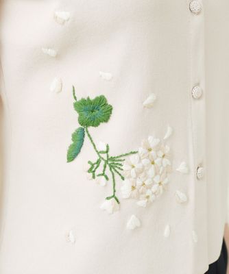 セレディン＆ヴァシリエフSeredin&amp;Vasiliev 刺繍シースルートップス セレディン＆ヴァシリエフSeredin&Vasiliev 刺繍シースルー