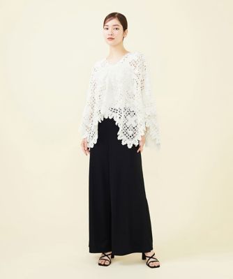 ハンドクロシェットポンチョ