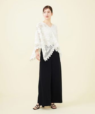 ハンドクロシェットポンチョ