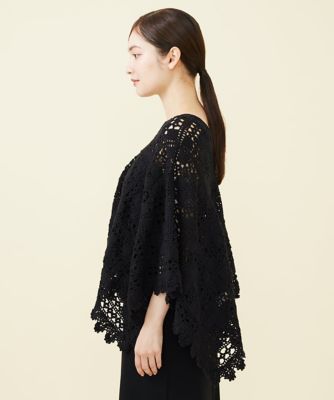 ハンドクロシェットポンチョ