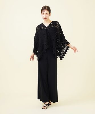 ハンドクロシェットポンチョ