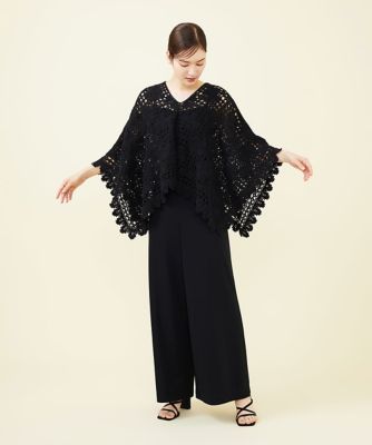 ハンドクロシェットポンチョ