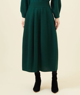 美品✨Sybilla シビラ　バルーン パンツ　ニット　グリーン　Mサイズ バルーンニットスカート | Sybilla (Women)/シビラ | 三越伊勢丹