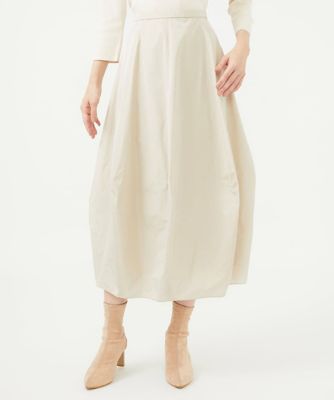 ＜Sybilla (Women)＞シルキータフタコクーンスカート
